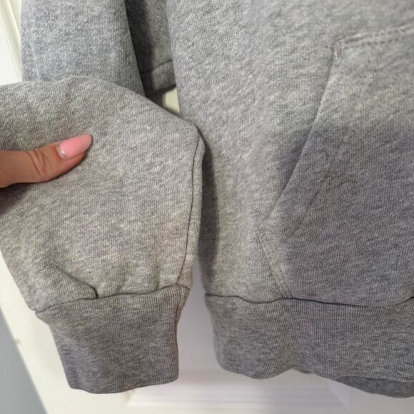 Brandy-melville Women's Grey Hoodie - Picture 8 of 8